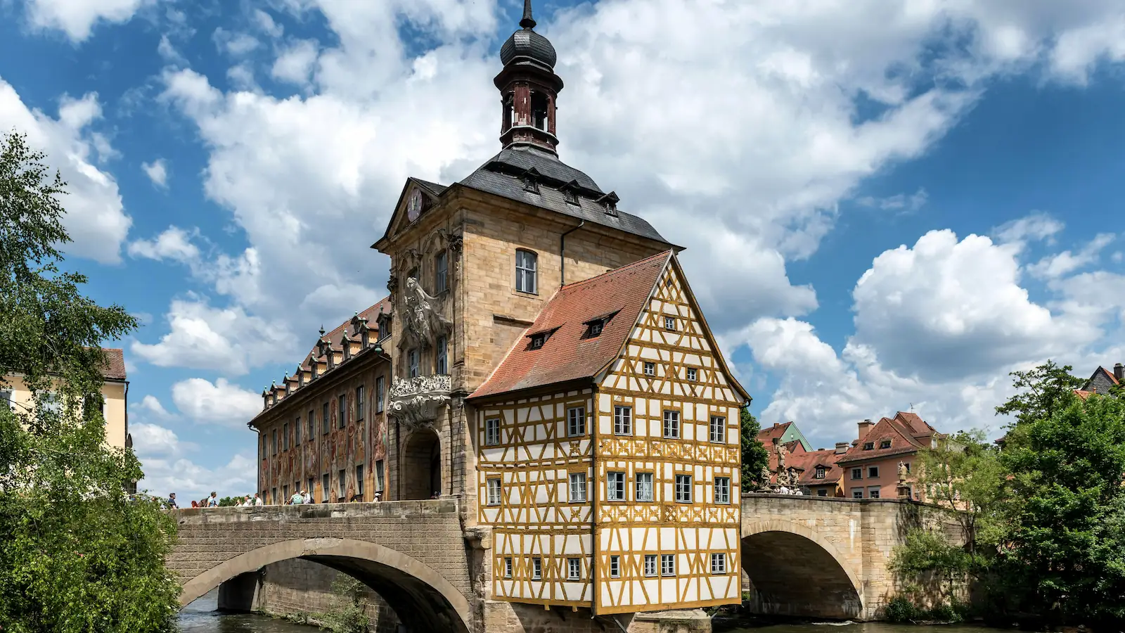 Das alte Bamberger Rathaus.